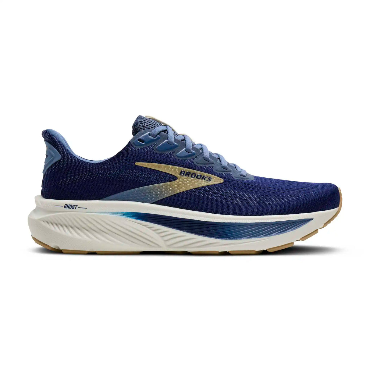 Brooks Ghost 17 chaussures de course homme - Beacon Blue / Moonlight / Starfish