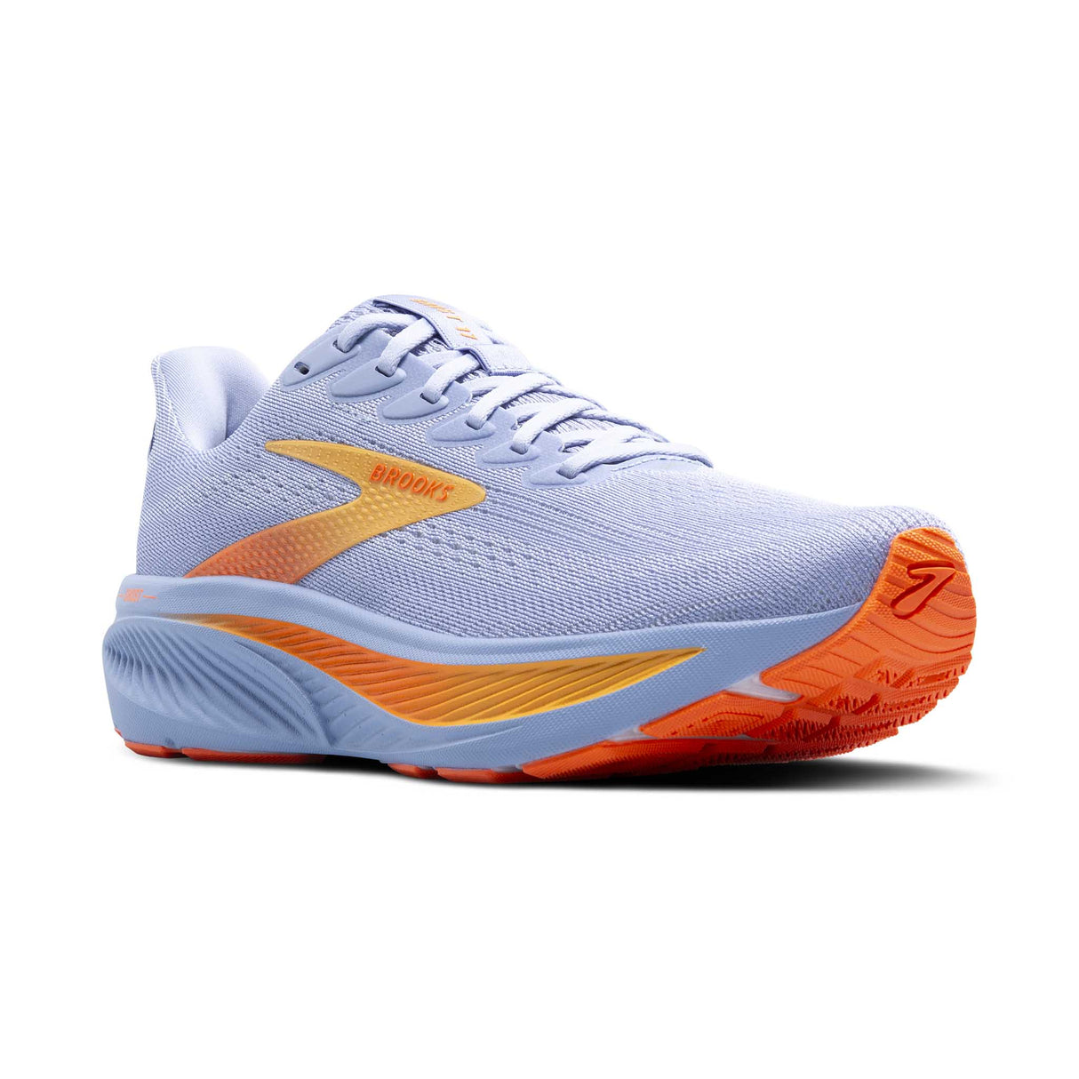 Brooks Ghost 17 chaussures de course femme pointe - Blue Heron / White / Orange