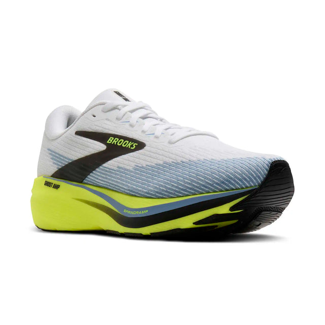 Brooks Ghost Amp chaussures de course homme - White / Blue / Nightlife