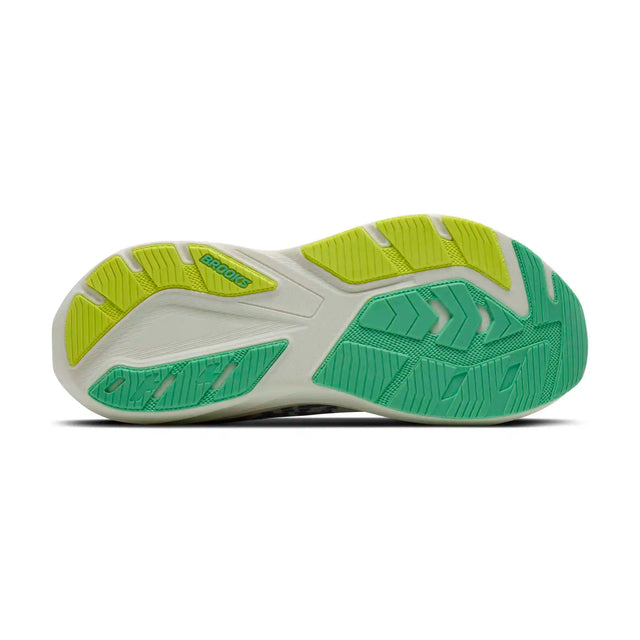 Brooks Ghost Amp chaussures de course femme - Grey / Grey / Paradise Green