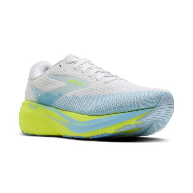 Brooks Ghost Amp chaussures de course femme - White / Blue / Nightlife