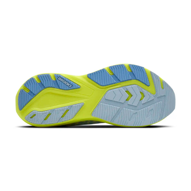 Brooks Ghost Amp chaussures de course femme - White / Blue / Nightlife