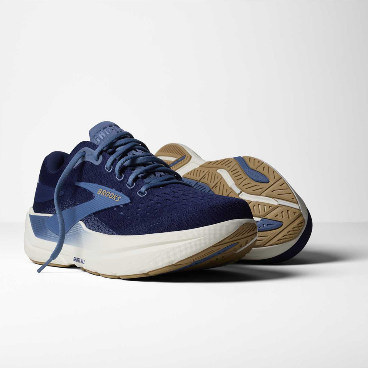 Brooks Brooks Ghost Max 3 chaussures de course à pied homme- Blue / Starfish / Moonlight