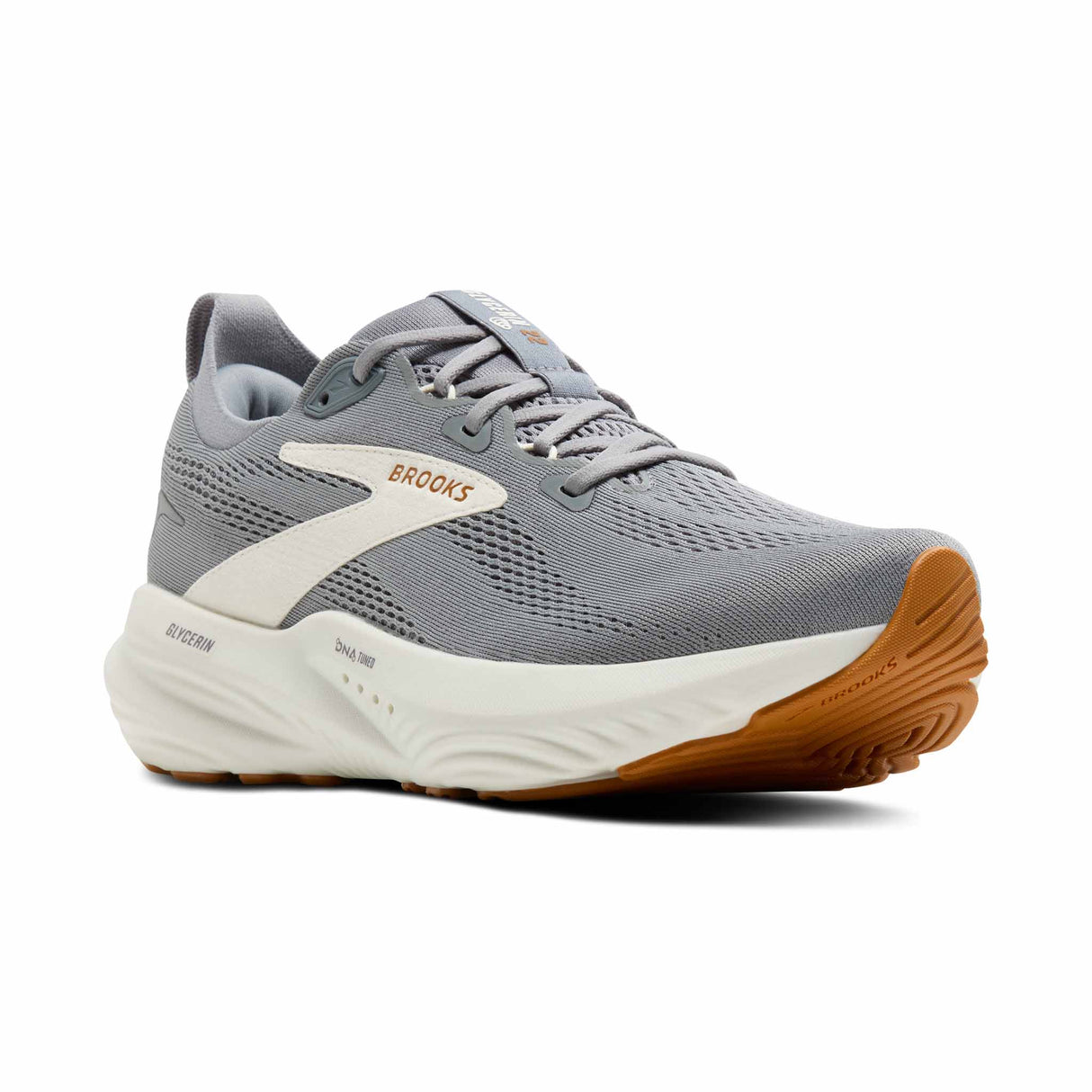 Brooks Glycerin 22 Men's Running Shoes - Primer Gray / Gray / Honey Ginger