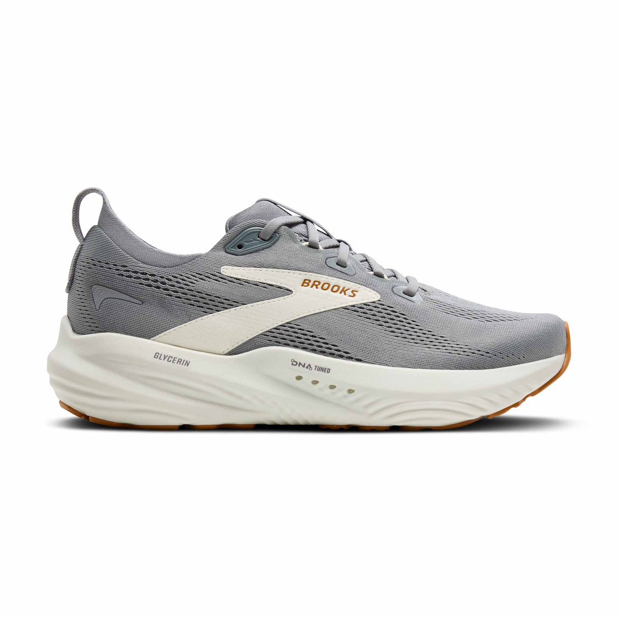 Brooks Glycerin 22 Men's Running Shoes - Primer Gray / Gray / Honey Ginger