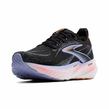 Brooks Glycerin 22 Women's Running Shoes - Black / Blue Heron / Orange