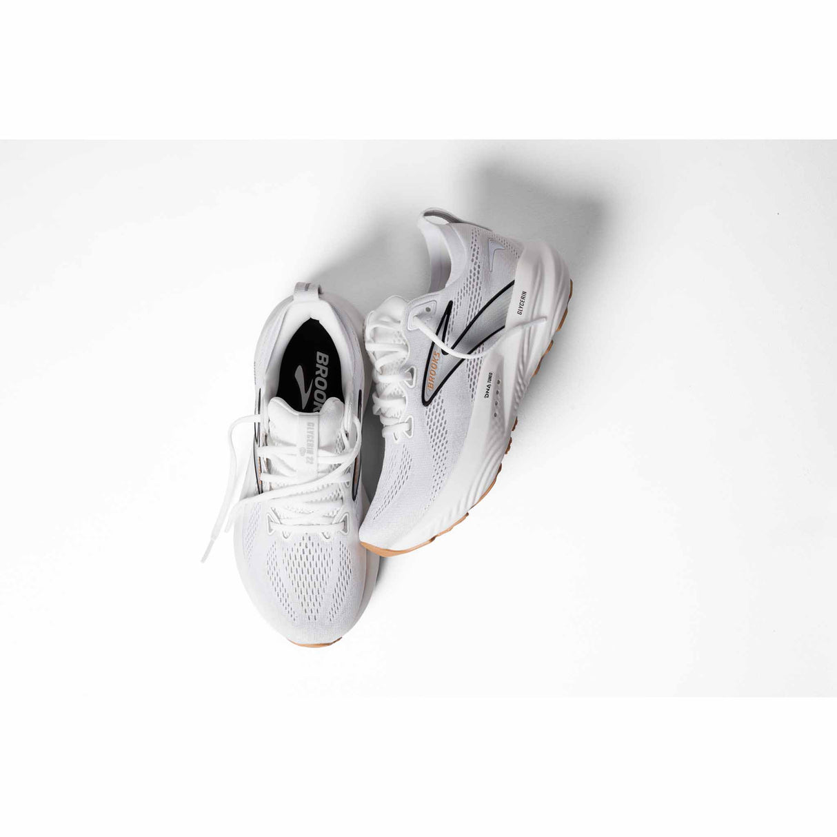 Brooks Glycerin 22 Women's Running Shoes - White / Grey / Black