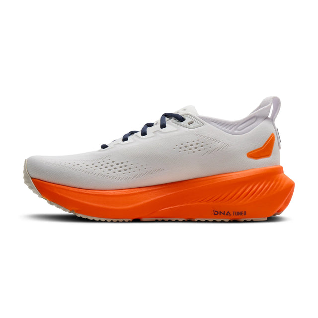 Brooks Glycerin 23 Men's Running Shoes - White / Navy / Orange
