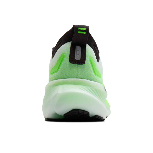Brooks Glycerin 23 chaussures de course homme - White / Phantom / Green Gecko
