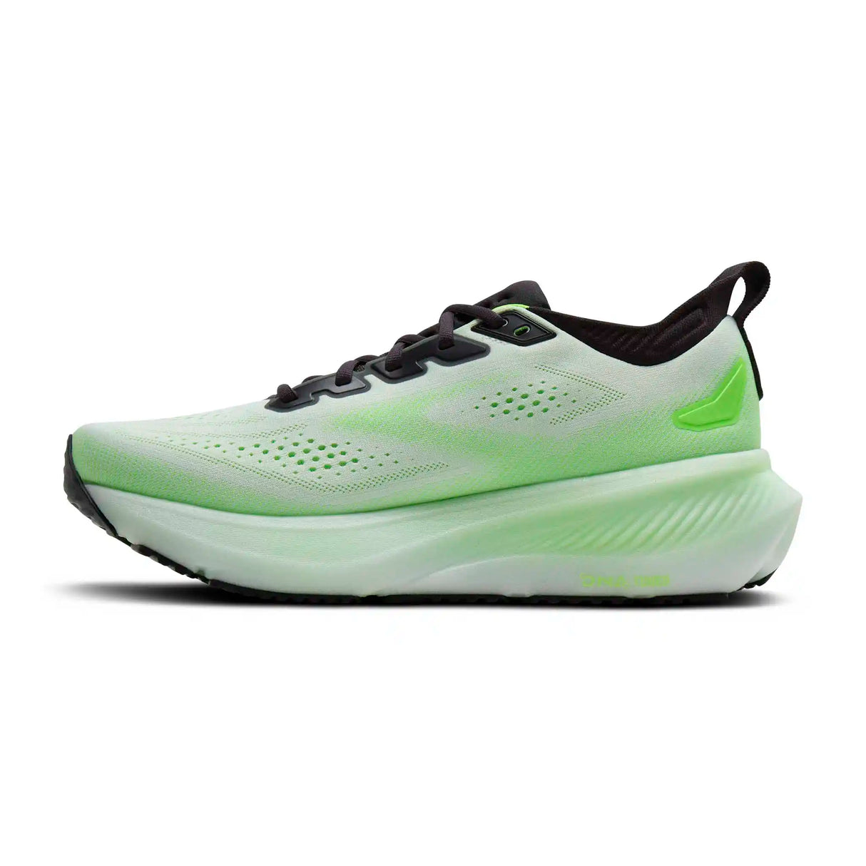 Brooks Glycerin 23 chaussures de course homme - White / Phantom / Green Gecko