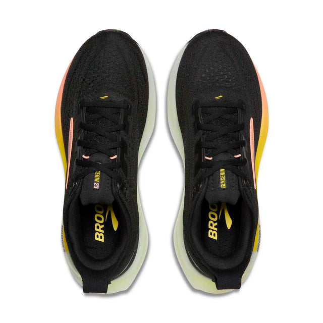 Brooks Glycerin 23 chaussures de course femme - Black / Peach / Nightlife