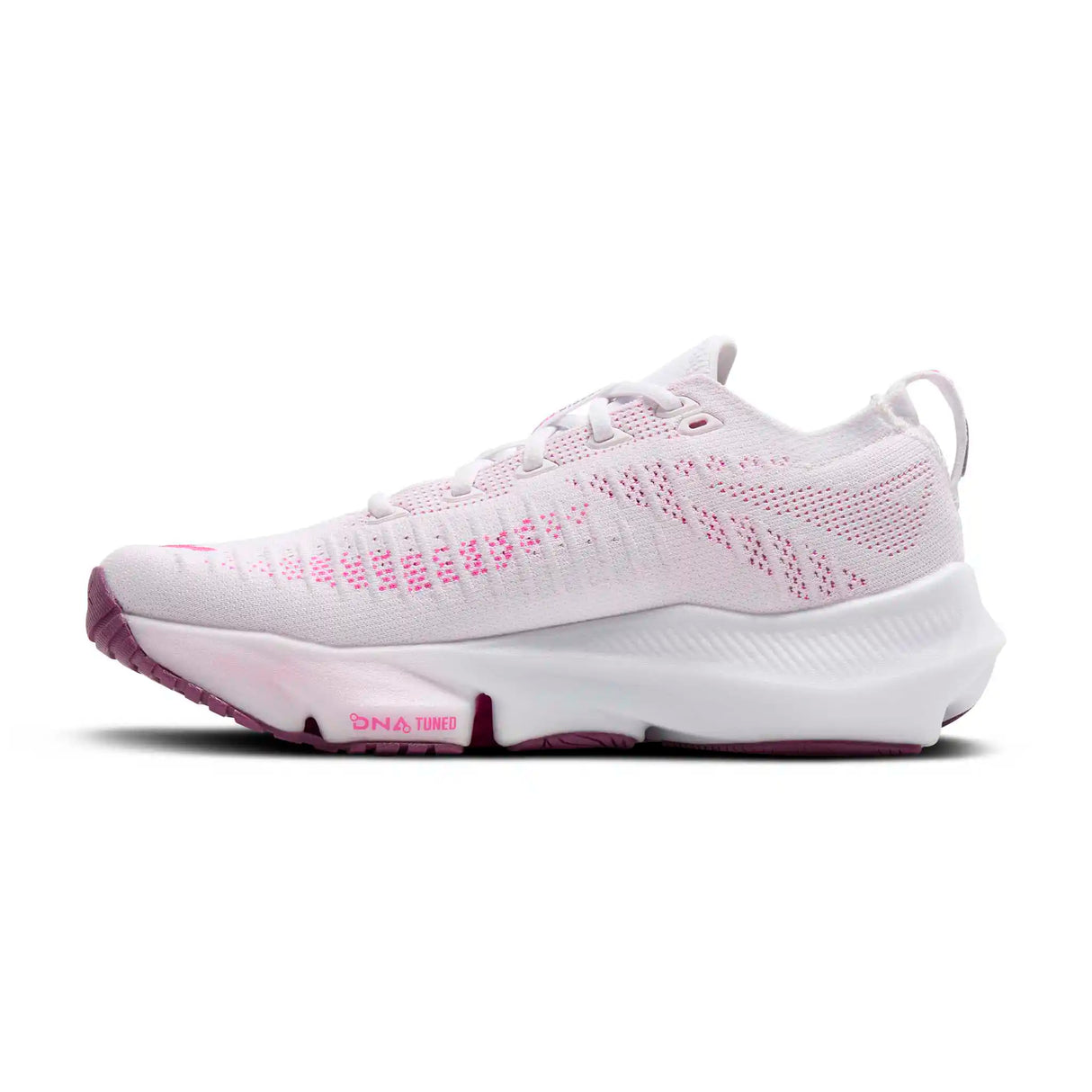 Brooks Glycerin Flex chaussures de course à pied pour femme - White / Cyber Pink / Argyle