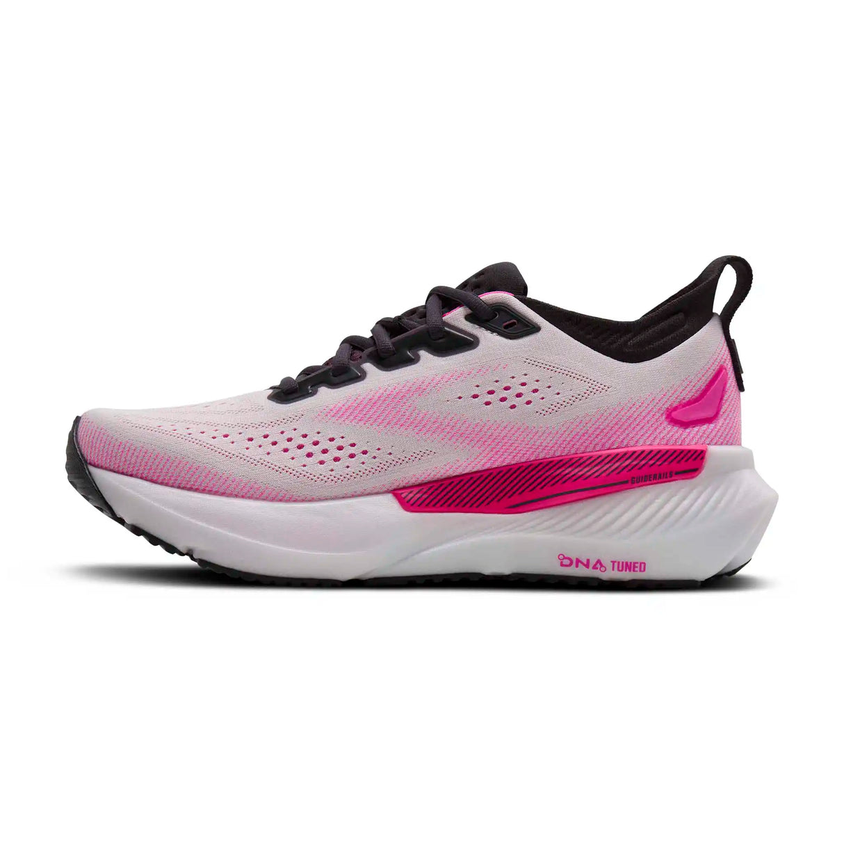 Brooks Glycerin GTS 23 chaussures de course femme - White / Phantom / Cyber Pink