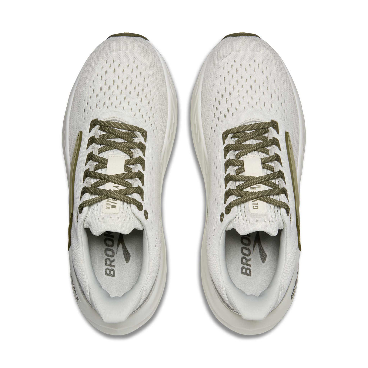 Souliers de course Brooks Glycerin Max pour homme empeigne - Grey / Dusty Olive / Tea