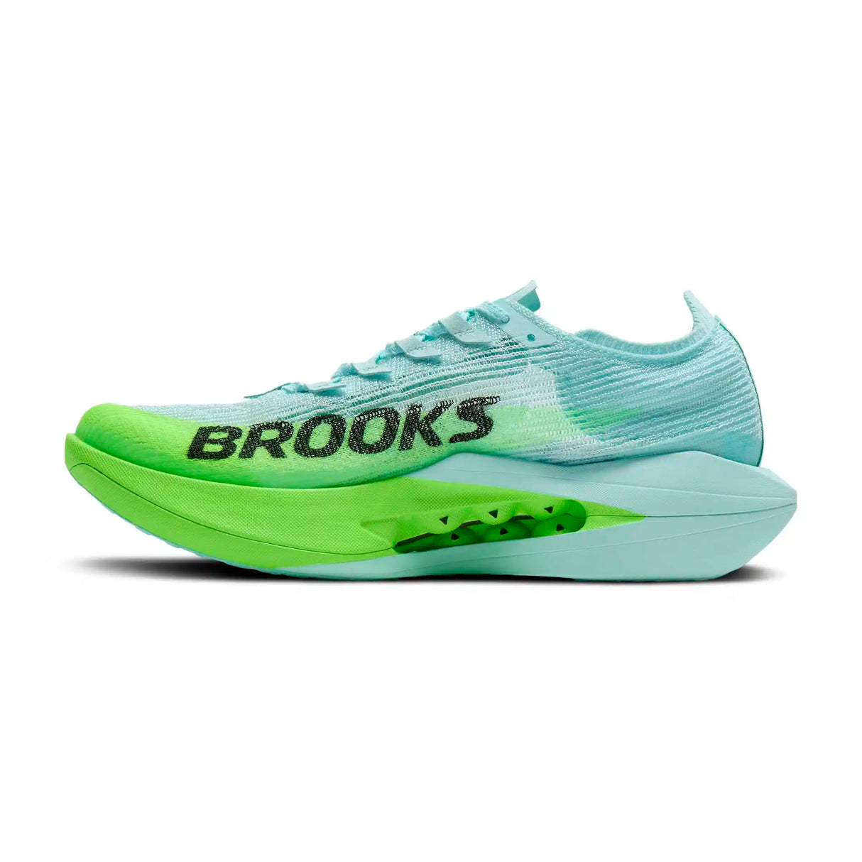 Brooks Hyperion Elite 5 chaussures de course à pied unisexes - Limpet / Black / Green Gecko