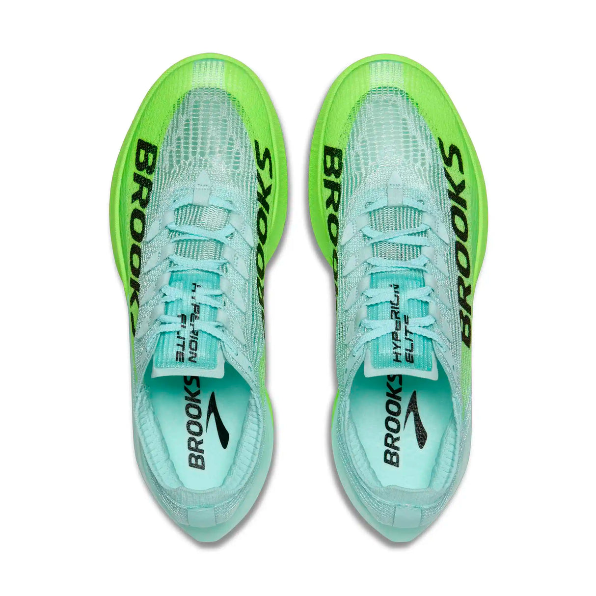 Brooks Hyperion Elite 5 chaussures de course à pied unisexes - Limpet / Black / Green Gecko