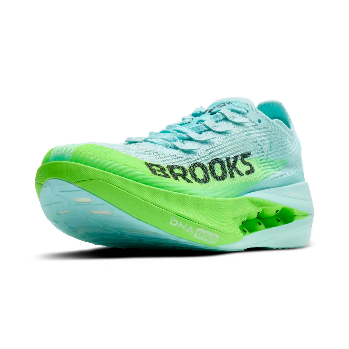 Brooks Hyperion Elite 5 chaussures de course à pied unisexes - Limpet / Black / Green Gecko