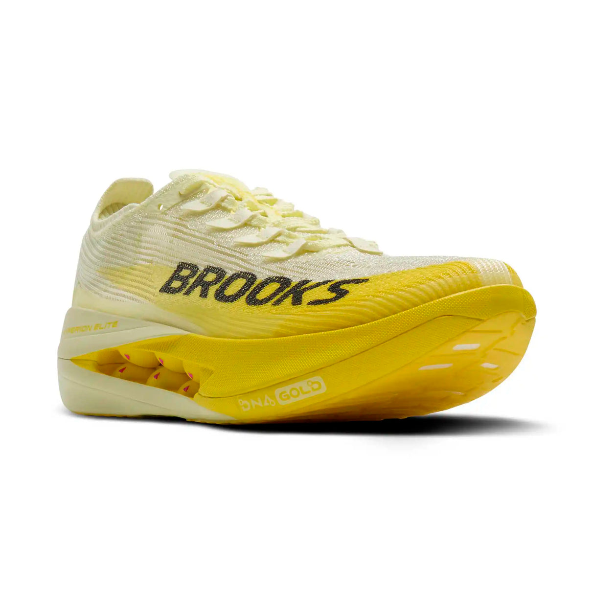Brooks Hyperion Elite 5 chaussures de course à pied unisexes - Luminary / Yellow / Grey