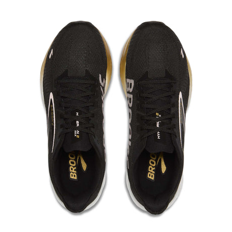 Brooks Hyperion Max 2 souliers de course à pied homme empeigne - Black / Gold / Pink