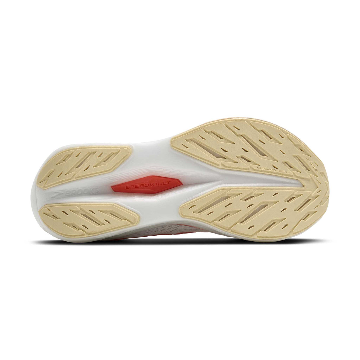 Brooks Hyperion Max 2 souliers de course à pied femme semelle - White / Peach / Coral