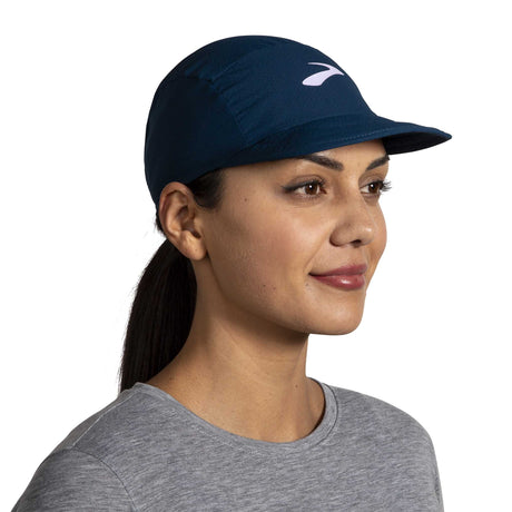 Brooks Lightweight Packable Hat casquette de course à pied face - Ocean Drive