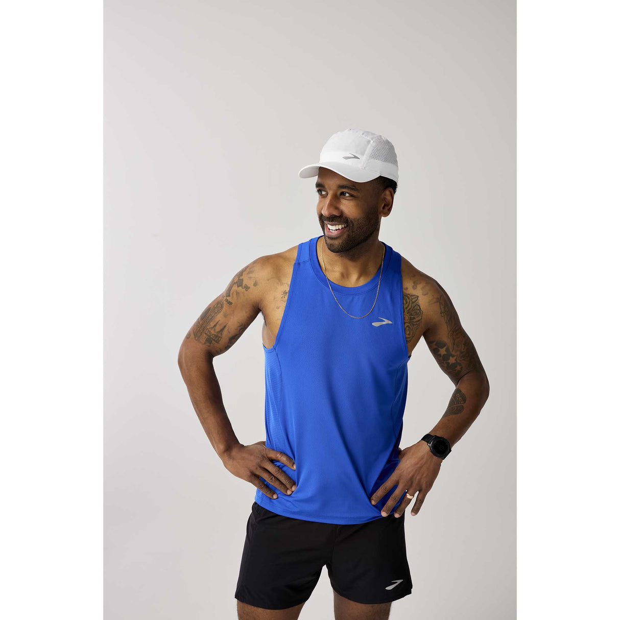 Brooks Atmosphere Singlet 3.0 camisole de course à pied homme live - Neo Blue