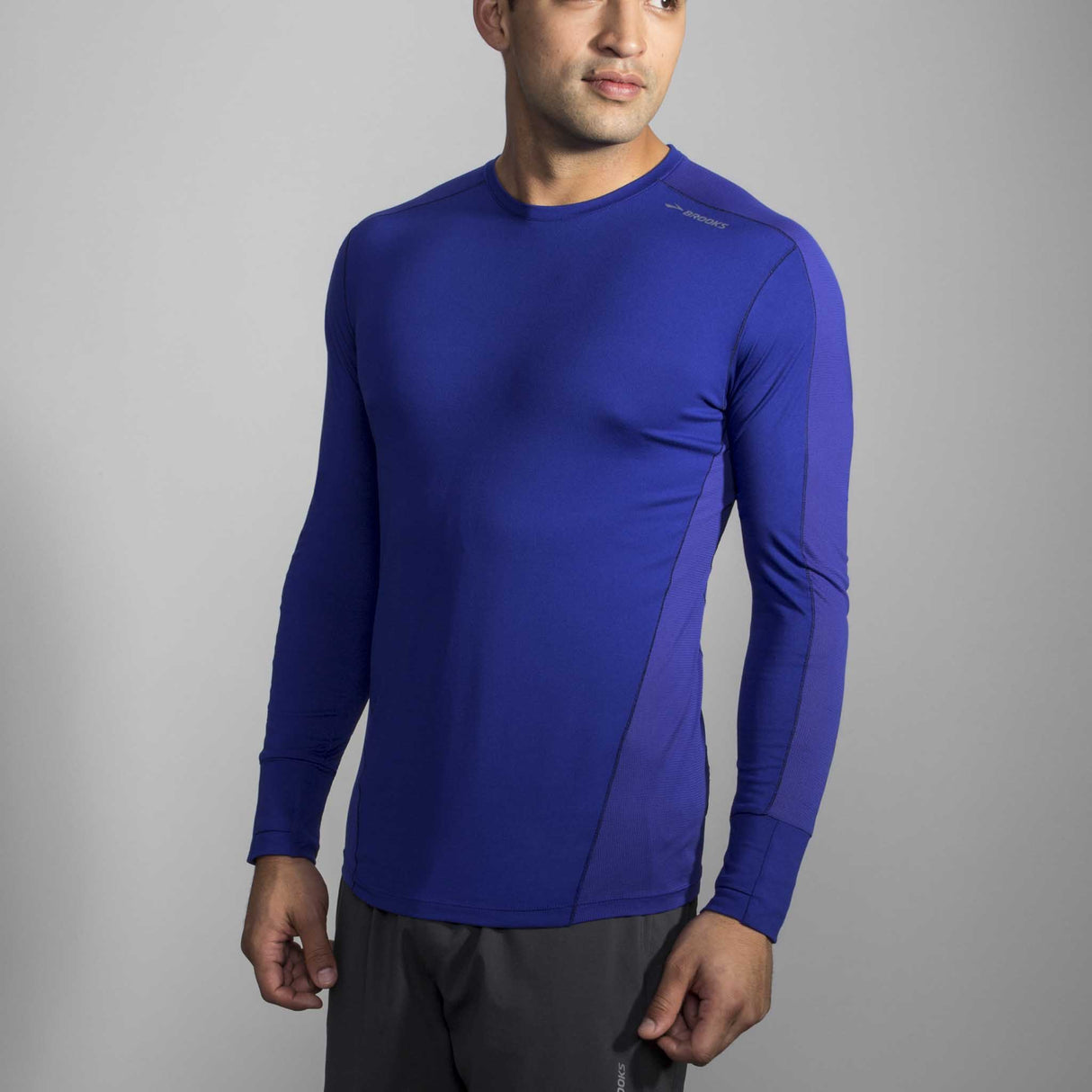 Brooks Dash chandail de course à manches longues pour homme - Basin / Navy