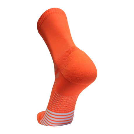 Brooks Ghost Lite Crew chaussettes de course à pied unisexes talon - Fluoro Flash