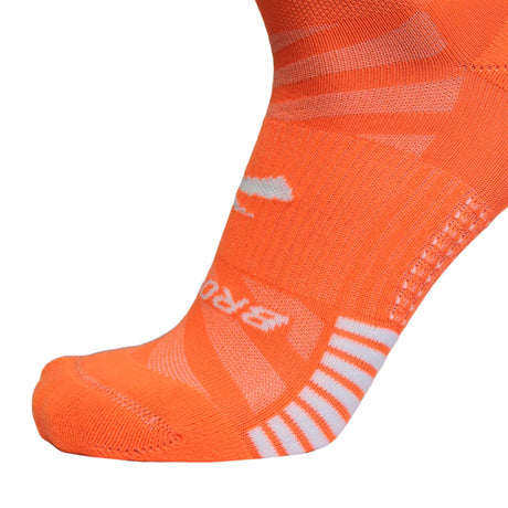 Brooks Ghost Lite Crew chaussettes de course à pied unisexes pointe - Fluoro Flash