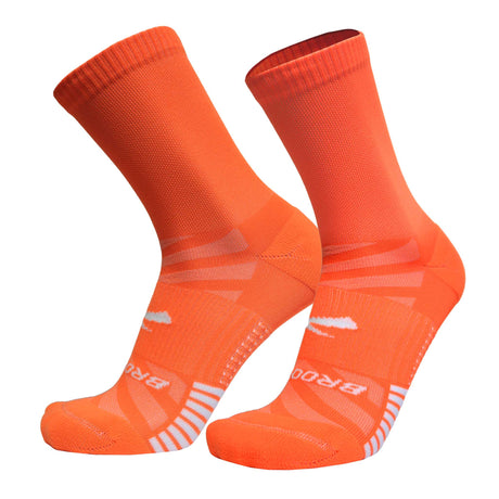 Brooks Ghost Lite Crew chaussettes de course à pied unisexes paire - Fluoro Flash
