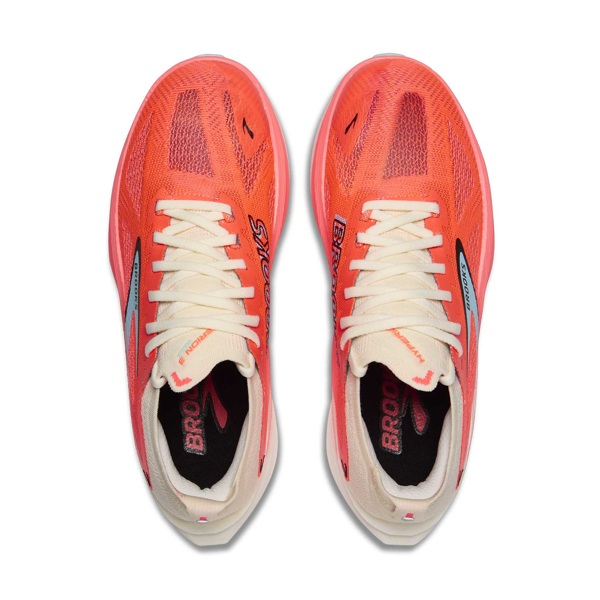 Brooks Hyperion Max 3 chaussures de course à pied femme empeigne - Coconut / Fiery Coral / Atomizer