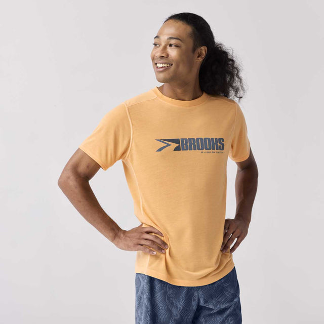 Brooks Brooks Distance t-shirt de course à pied à manches courtes 3.0 homme