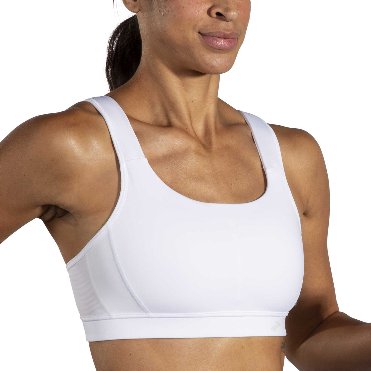 Brooks Drive Convertible 2.0 soutien-gorge de course à pied - Blanc