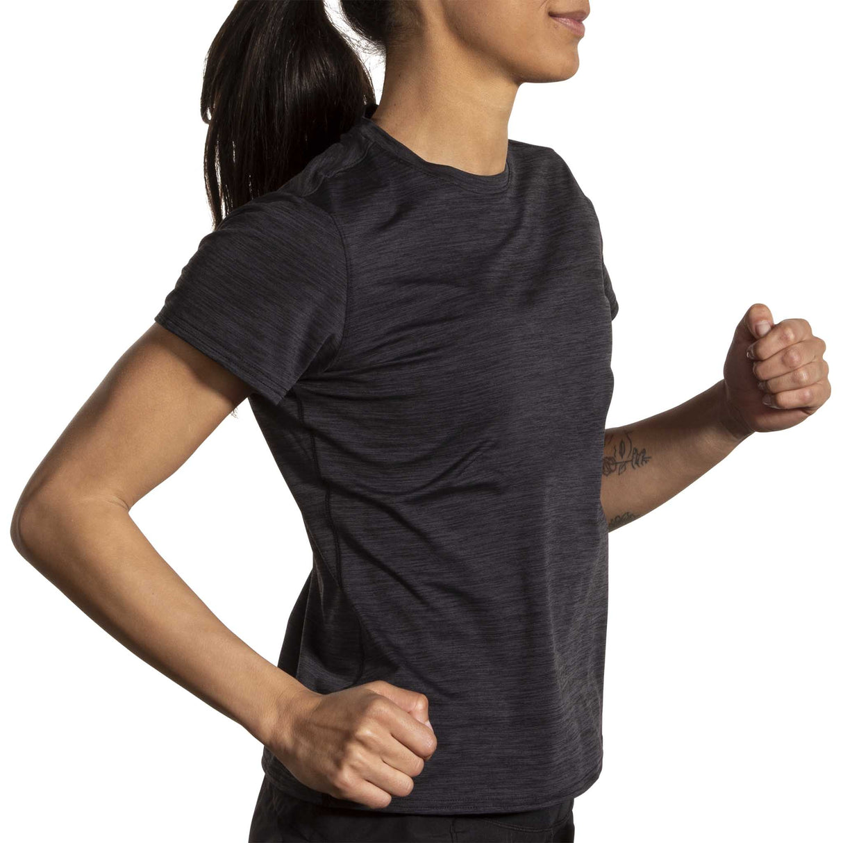 Brooks Brooks Luxe T-shirt de course à pied à manches courtes pour femme