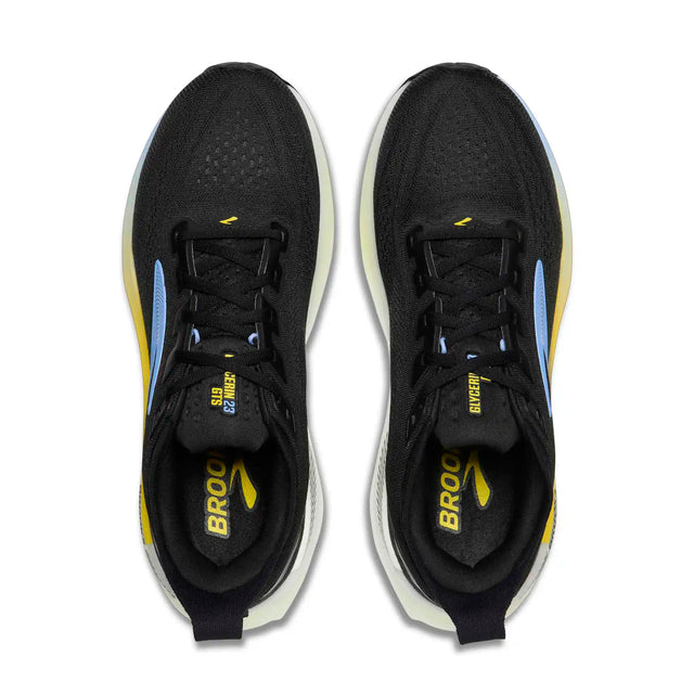 Brooks Glycerin GTS 23 chaussures de course homme - Black / Cyber Yellow / Nightlife