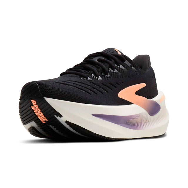 Brooks Glycerin Max 2 chaussures de course à pied femme - Black / Peach / Clear
