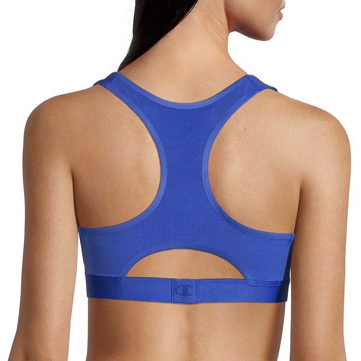 Champion Absolute Eco Sports Bra Graphic soutien-gorge sport avec logo deep dazzling blue dos