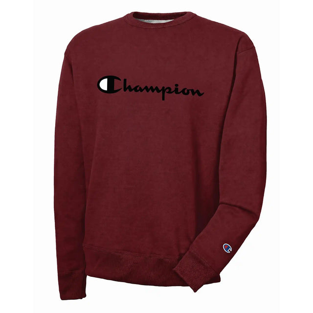 Champion Powerblend Graphic Crew sweatshirt Script Logo pour homme