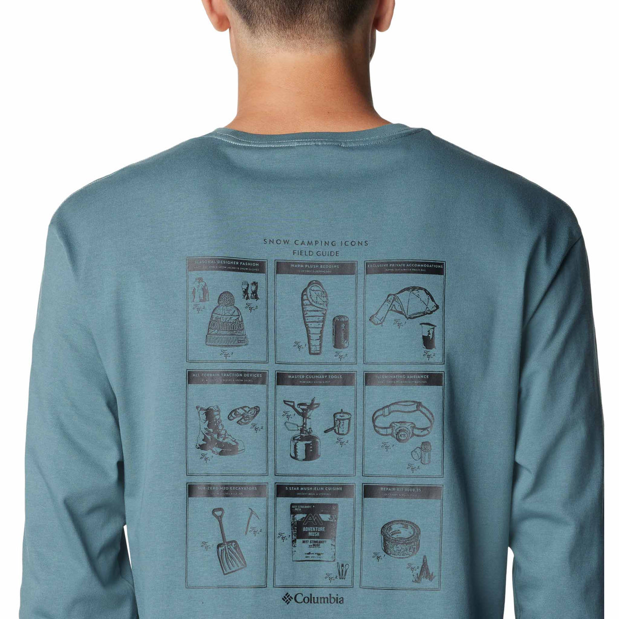 Columbia Explorers Canyon™ t-shirt manches longues pour homme - Metal / Outdoor Fun Graphics