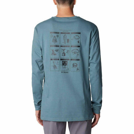 Columbia Explorers Canyon™ t-shirt manches longues pour homme - Metal / Outdoor Fun Graphics