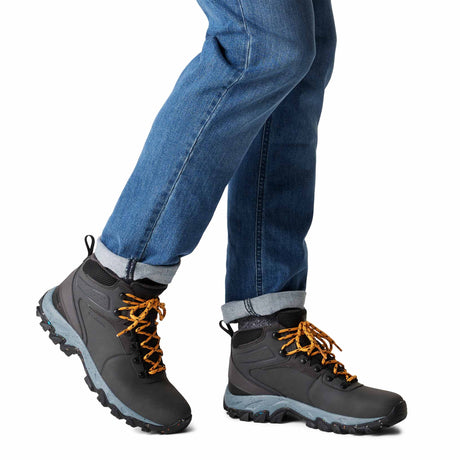 Columbia bottes Newton Ridge Omni-Heat Imperméables pour homme - Dark Grey / Raw Honey