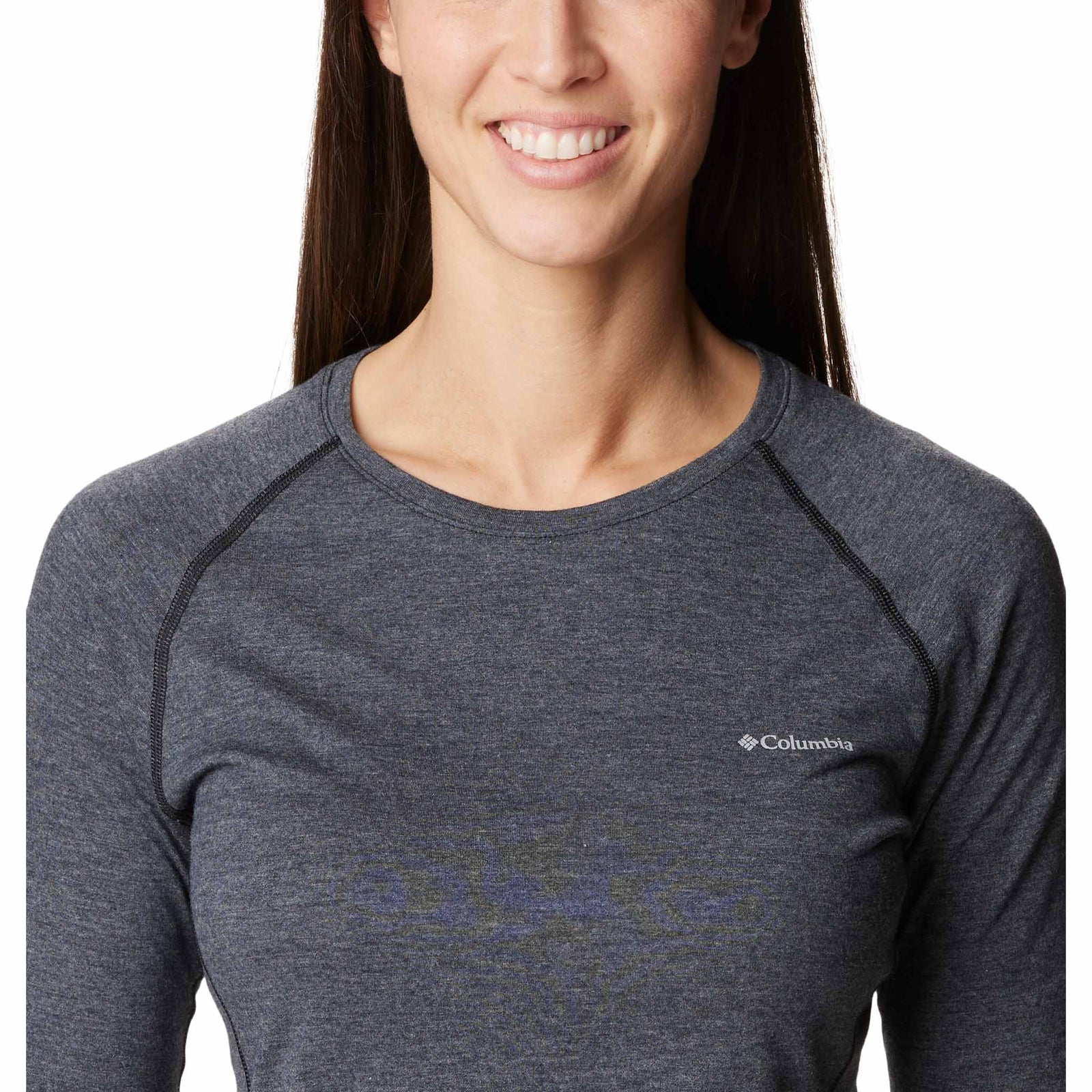 Columbia Columbia Tunnel Springs Wool Crew haut à manches longues pour femme