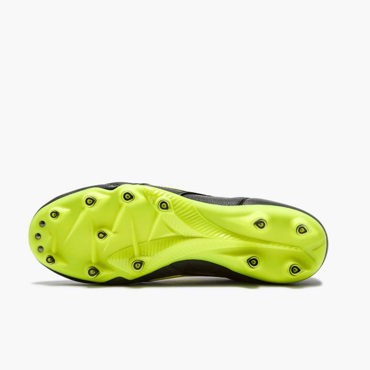 Diadora Brasil Icon LT+LP12 chaussures de soccer à crampons - Noir / Jaune Fluo