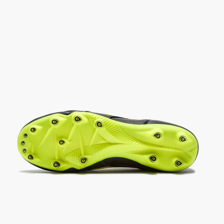 Diadora Brasil Icon LT+LP12 chaussures de soccer à crampons - Noir / Jaune Fluo