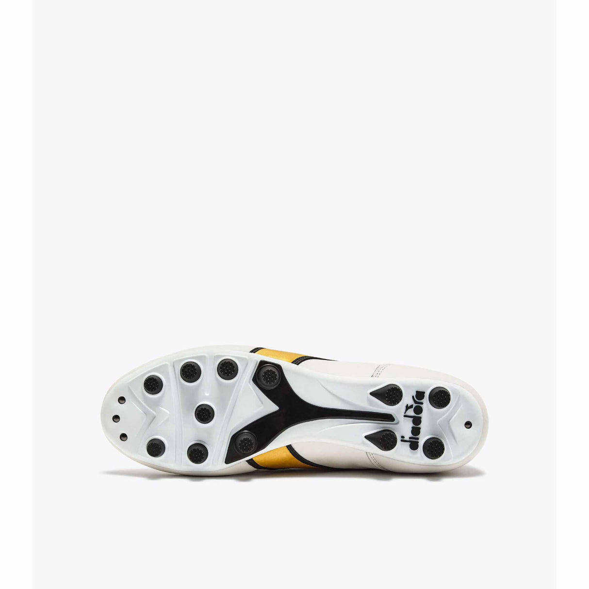 Diadora Brasil LT+ MDPU FG Soccer Cleats - White / Gold