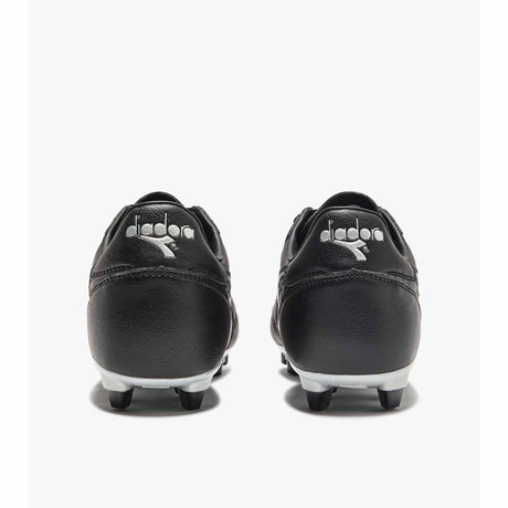 Diadora Brasil R LPU FG Soccer Cleats - Black / Silver