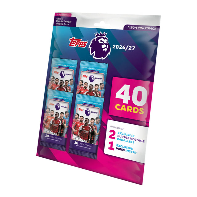 Topps Premier League 2026-27 Flagship — Multipack Méga (40 cartes)
