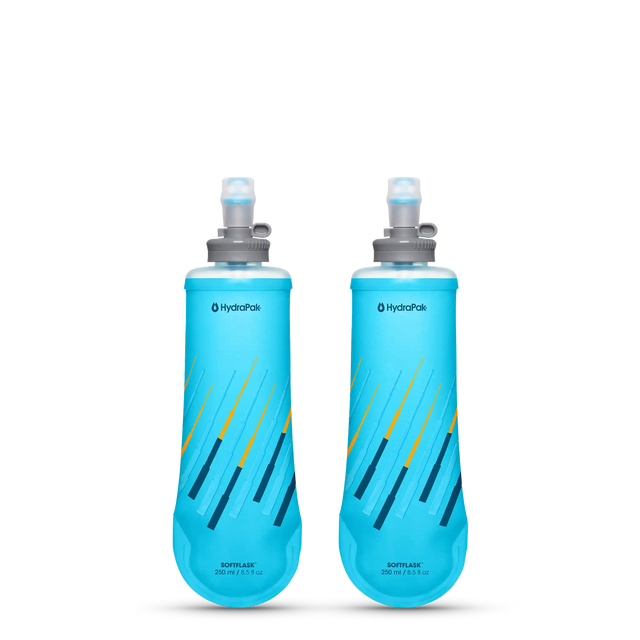 Hydrapak SoftFlask lot de 2 gourdes de 250 ml - Bleu HP
