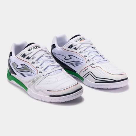 Joma Dribling 502 Futsal Indoor Soccer Shoes - White / Green