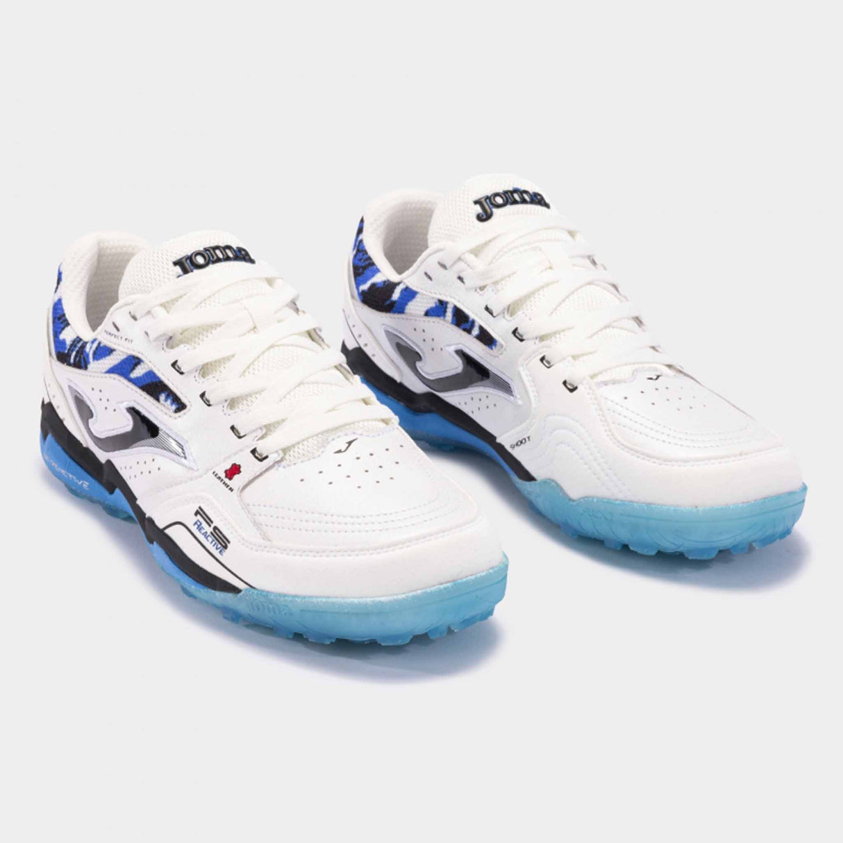 Joma FS Reactive Turf Soccer Shoes - White / Royal